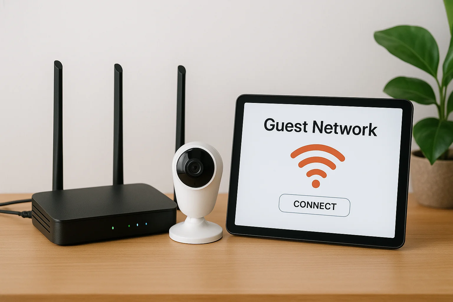 Separate guest and IoT traffic